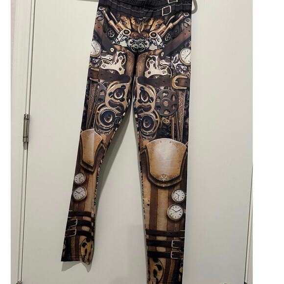 Amazon Pants - Steampunk chick leggings